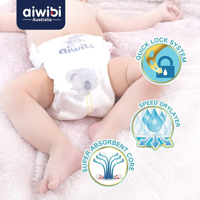 Aiwibi Premium Care Pants Diapers, Size 5, 12-18kg, Unique Softest Absorption for Ultimate Skin Protection, Leakproof, 48 Count