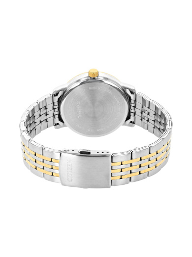 Citizen DZ0054-56L Two Tone Gold Stainless Steel Blue Analog Quartz Men's Watch - Image 2