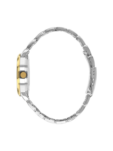 Citizen DZ0054-56L Two Tone Gold Stainless Steel Blue Analog Quartz Men's Watch - Image 3