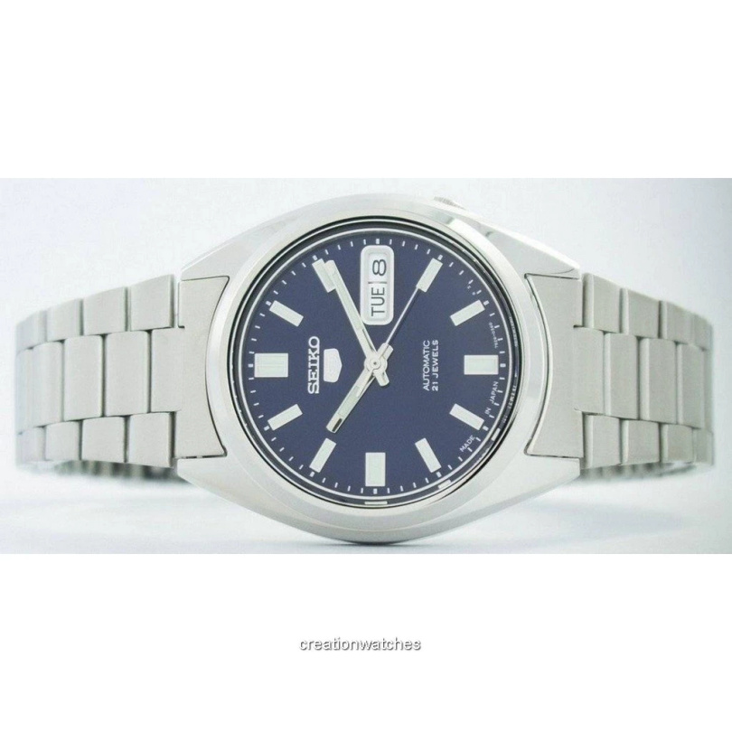 Seiko SNXS77J1 Men Round Shape Stainless Steel Analog Wrist Watch 36 mm - Silver - Image 4
