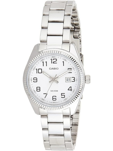 Casio MTP-1302D-7BVDF Men's Silver Analog Metal Strap Watch