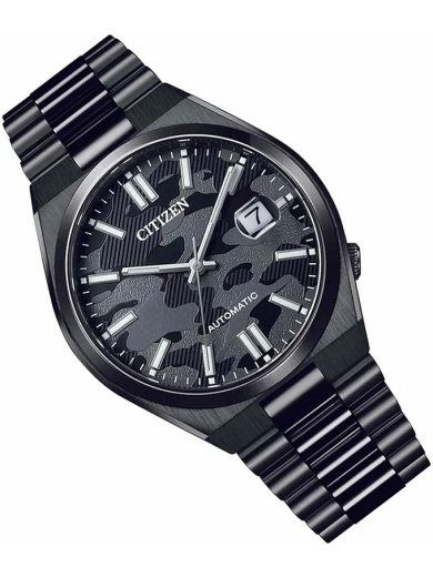 Citizen NJ0155-87E Tsuyosa Collection Automatic Black Camouflage Dial Stainless Steel Men's Watch - Image 2