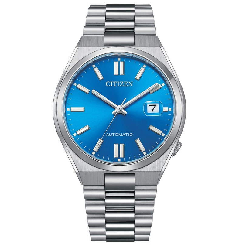Citizen Pantone NJ0158-89L Stainless Steel Glowing Blue Dial Mechanical Watch