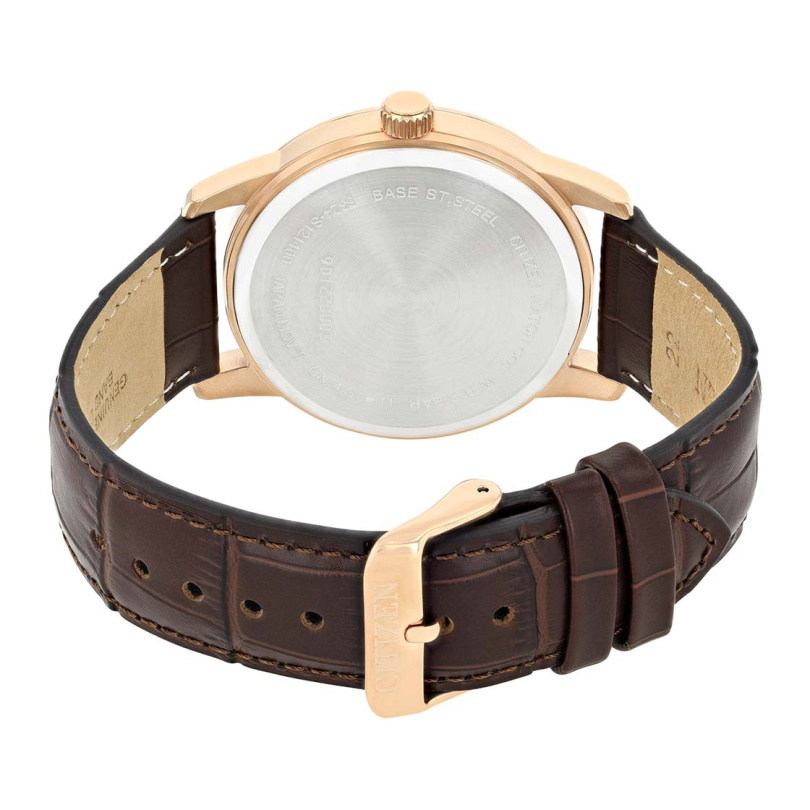 Citizen AK5003-05A Quartz Moonphase Leather Strap Men's Watch - Image 2