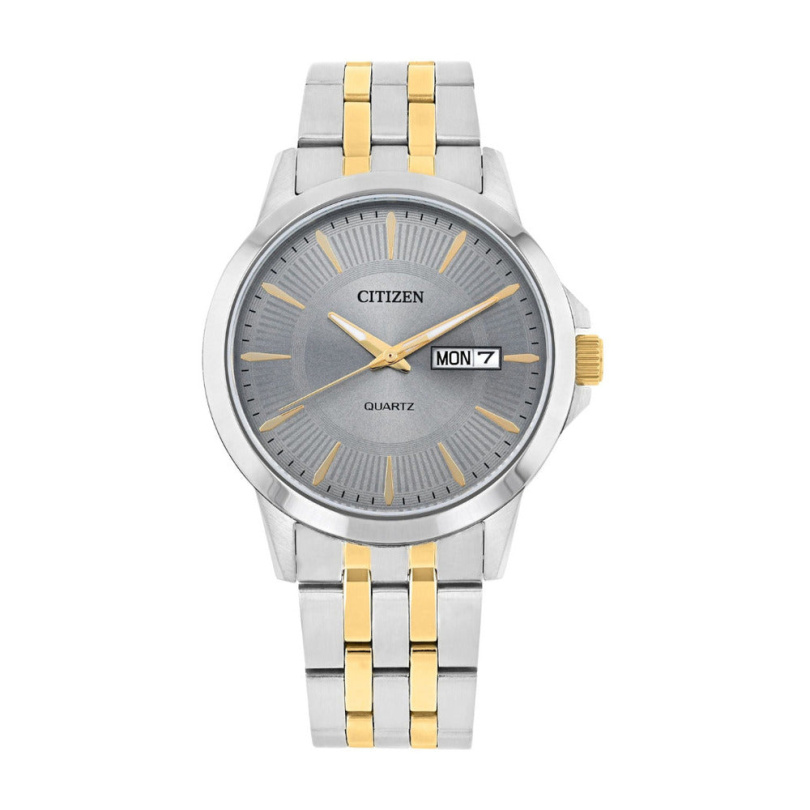 Citizen DZ5004-57H Men's Quartz Stainless Steel Grey Dial 42mm Watch