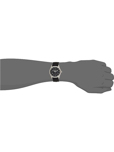 SEIKO 5 SNZG15J1 SPORTS Automatic English and Arabic Day/Date Black Dial Nylon Strap Watch - Image 6