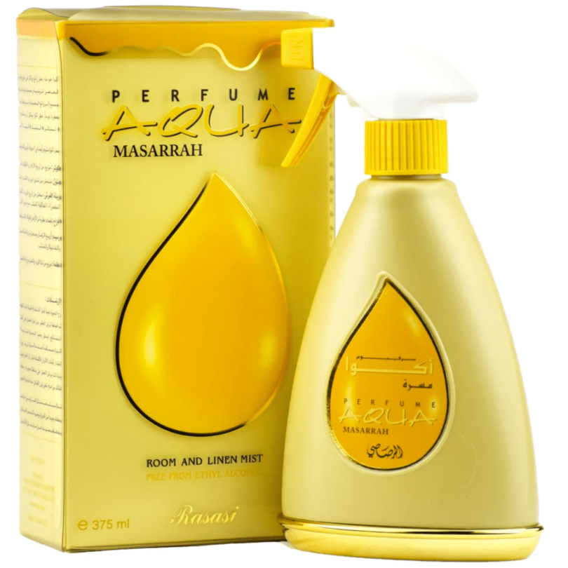 Aqua Masarrah Air Freshner-375ml By Rasasi - Image 2