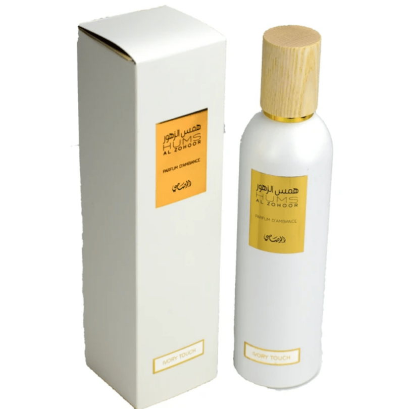 Hums Al Zuhoor Ivory Touch Air Freshener - 250 ML (8.4 Oz) By Rasasi - Image 2