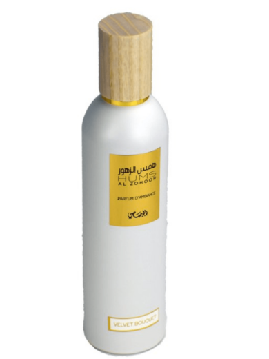 Hums Al Zohoor Velvet Bouquet Air Freshener - 250 ML (8.4 Oz) By Rasasi