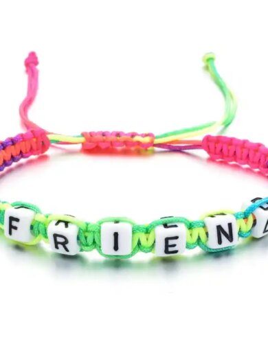 Beads & Blings Unisex Customized Alphabet Bracelet with Letter Beads